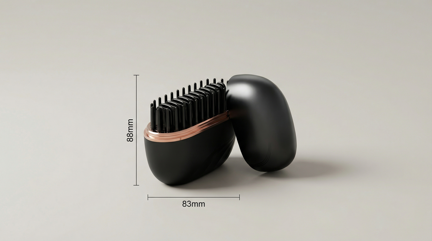 Portable Mini Cordless USB Rechargeable Hair Straightener & Heat Brush